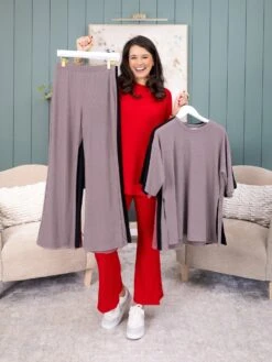 Yummi Rib Flare Pants By DD Design | S - 3XL Pair W/ Sku58417 -Women Clothing Shop 618d75ac5a2c2464b15dff49f24d937e