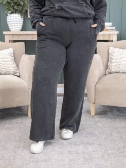 Lived In Wide Leg Garment Washed 32" Pants By DD Design | S-3XL -Women Clothing Shop 6227ea82d00f59dcb08291ca70121f4d