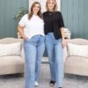Mica Denim High Rise Wide Leg W/ Slant Pocket | 0-15
