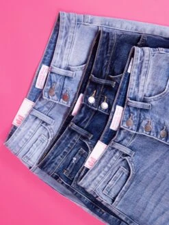 Diva Denim High Rise Expose Button Fray Hem Shorts | S-3XL -Women Clothing Shop 63ad1ee1409f1f7f0a5b546863a61bc0