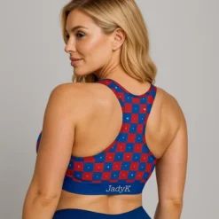 Arya Patriotic Racerback Bralette | S/M - 2X/3X JadyK -Women Clothing Shop 63c94acfabeede1ba4a5ca67753bf1bc