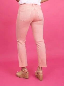 Mica Denim High Rise Vintage Garment Dyed Straight Leg Jeans- Pink | 0-15 -Women Clothing Shop 657bad0ac8def4d003e96df61bfa57b3
