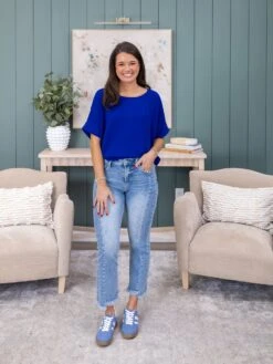 Risen High Rise Crop Flare Seam Detail Uneven Frey Hem Jean | 0-3X -Women Clothing Shop 65a7b01537aed4601bcb2cf1ffd96a95