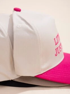 Zenana Literally Just A Girl Two Tone Canvas Cotton Cap | -Women Clothing Shop 660eb918649bd118e09d551ec2a4d1be