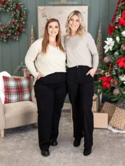 Judy Blue High Waist Cargo Wide Jean | 0-24