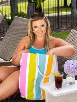 Tropical Sunrise Coast Tote