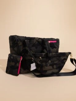 Camo Puffer Bag