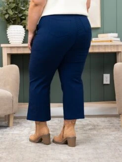 DIVA STRETCH 27" High Rise Wide Leg Stretch Crop (Neutrals) By DD Design - New | XXS-3X -Women Clothing Shop 67817321ed63bc4896265ff44edde155