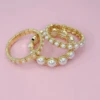 Glam Pearl Trio Bracelet Set