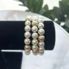 3 Set Scratched Ball Glass Pearl Bracelet