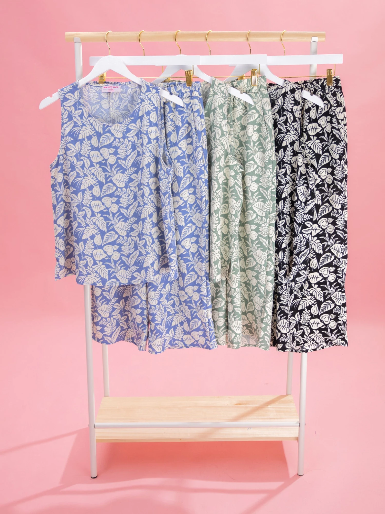 Leaf Linen Crop Pants With Pockets By DD Design | S - 3XL Pair W/ Sku62199 13 Leaf Linen Crop Pants With Pockets By DD Design | S - 3XL Pair W/ Sku62199 - Image 13