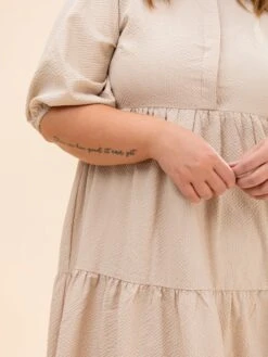 Textured Tiered Midi Dress With Puff Sleeves | S-L 23 Textured Tiered Midi Dress With Puff Sleeves | S-L -Women Clothing Shop 6ab7a4dd1cda53682236e4d5ba6e8202