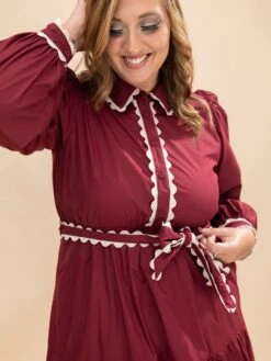 Solid Belted Waist Midi Dress | S-L Western -Women Clothing Shop 6b17e4b6562d7c4a670379e0406279c1