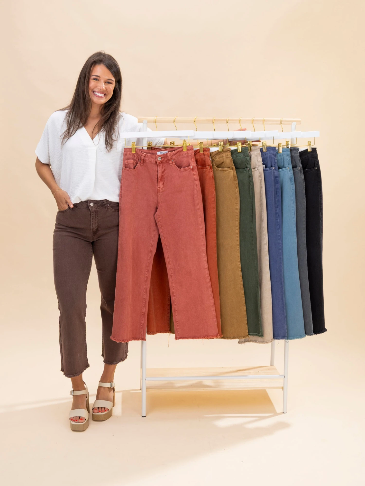 Zenana High Waist Cropped Bootcut | S - XL 18 Zenana High Waist Cropped Bootcut | S - XL - Image 18