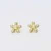 Pave Flower Stud Treasure Jewels