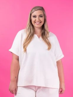 Textured Drawstring Waist Cropped Pants | S - 3X Set W/ Sku51308 -Women Clothing Shop 6dc683bc962bcf52012674398bef1cf4