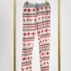 Christmas Mixed Print Drawstring Joggers | S-3X
