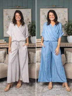 Wide Leg Drawstring Pants | S-L Set W/ Sku53067