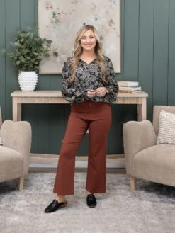 DIVA STRETCH 27" High Rise Wide Leg Stretch Crop (Fall Colors) By DD Design- New | XXS - 3X -Women Clothing Shop 70f92ac471913ecf9acb9a7d98b3022e