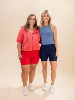 Nylon Rib Biker Shorts | S-3XL -Women Clothing Shop 7175f5e882c35283bcd4a95a36c38a09