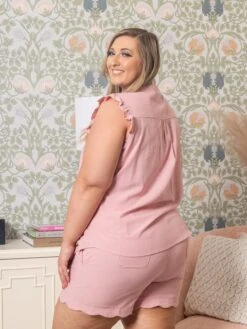 Wavy Hem Elastic Banded Shorts | S-3X Set W/ IT1710 -Women Clothing Shop 71d9dafd488e161783cf7fa4bb69789c 1