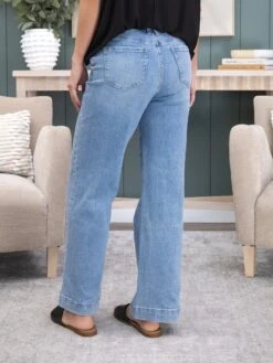 Mica Denim High Rise Wide Leg W/ Slant Pocket | 0-15 -Women Clothing Shop 737c88697b61e47bc9e6b8012d4cdfd5