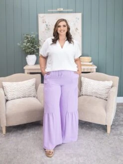 Tiered Wide Leg Pants | S - 3X -Women Clothing Shop 73cf60496e70f50239069e7dc6791e3f