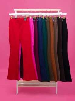 Dear Scarlett Essential COMFORT STRETCH Pull-OnFlare Pants | S - 3X -Women Clothing Shop 76343415b4760144bc084fd3cbc9a7f7