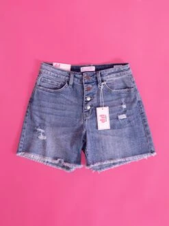 Diva Denim High Rise Expose Button Fray Hem Shorts | S-3XL -Women Clothing Shop 763705d3bae20ae5852ed4f988edf0b9 1