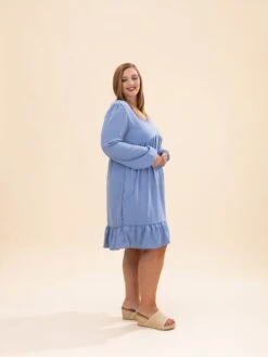 Airflow Long Puff Sleeve Babydoll Dress | S-3XL -Women Clothing Shop 76b443533b7fab38727039331e2cefe9