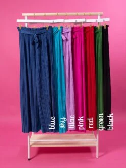 Pleated Wide Leg Pant W/ Adjustable Waist | S - XL -Women Clothing Shop 772b1dc7254251f8416bcbb79359b352 1