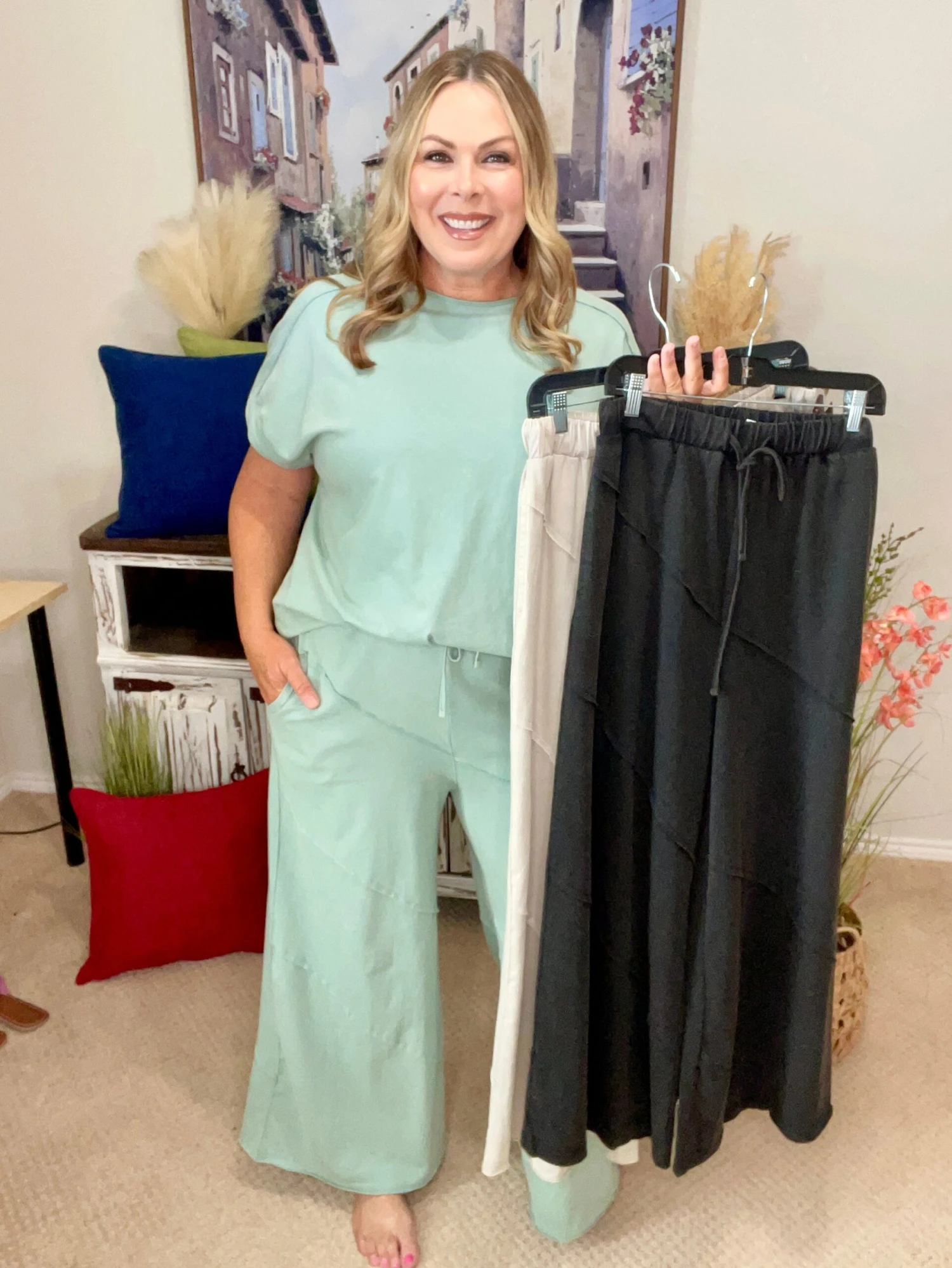 Washed Wide Leg Pant | S - 3XL Set W/ Sku52877 6 Washed Wide Leg Pant | S - 3XL Set W/ Sku52877 - Image 6