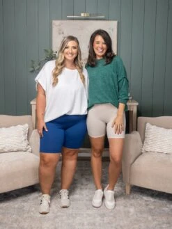 Zenana Microfiber Wide Waistband Biker Shorts | S-3X Christmas In July -Women Clothing Shop 792899dde3a31e998fde77407497d806