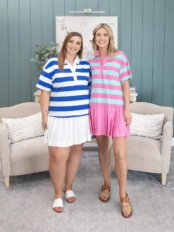 Collared Striped Dress | S - 2XL Umgee