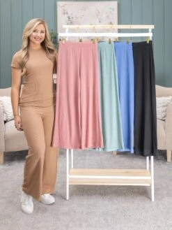 Yummi Rib Crop Pants By DD Design | S-3XL