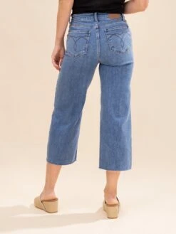 Judy Blue High Waist Wide Crop Classic Raw Hem Jean | 0-24 -Women Clothing Shop 7952eaa0ea322258d2838b1b9307312a