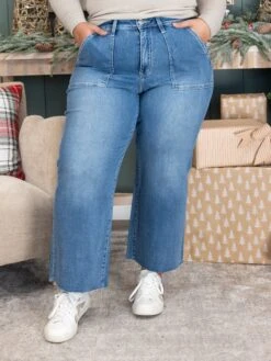 Lovervet High Rise Crop Wide Leg Carpenter Jeans | 0-22 -Women Clothing Shop 7ad9e75633a94a59e9a0b9b690ab92de