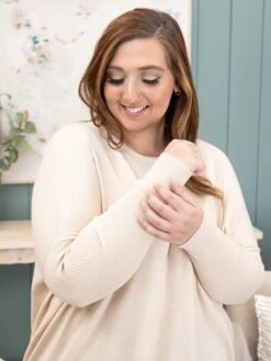 Round Neck "Perfect Knit" Tunic Sweater By DD Design | S/M - 2X/3X -Women Clothing Shop 7cd130a9dbbb75d1498f521544e457c0