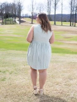 Striped Print Short Dress With Front Bow Detail | S-XL -Women Clothing Shop 7d1bb35dff94f9382d4545f6ef9f130c