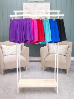 Crinkly Shorts With Pockets By DD Design | S - 3XL Pair W/ Sku61197 -Women Clothing Shop 7d6691cd45d65a970eb110256659651c