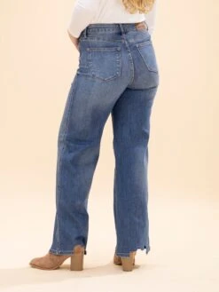Judy Blue High Waist Tummy Control Chew Hem Destroy Wide Leg Jean | 0-24 -Women Clothing Shop 7dbaf6da105b0240176f003d46647200