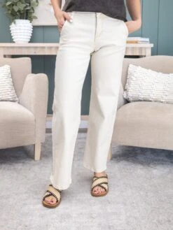 Risen Tummy Control Mid Rise Fit Ankle Baggy Pants | 0-3X -Women Clothing Shop 7dd7e52677b5dcc8de21a086bd0decaf