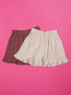 Ruffle Shorts With Pockets | S - L