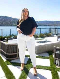 Judy Blue Mid Rise Braided Side Seam Detail Relaxed Jeans- White| 0-24 6 Judy Blue Mid Rise Braided Side Seam Detail Relaxed Jeans- White| 0-24 -Women Clothing Shop 7e72e027b8612ca04a488842e2fb5302