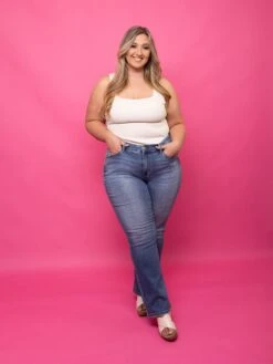 Judy Blue Mid-Rise Vintage Bootcut Jeans |0 - 24 6 Judy Blue Mid-Rise Vintage Bootcut Jeans |0 - 24 -Women Clothing Shop 7fdab0e3e430d56297714bae98188a7c 1