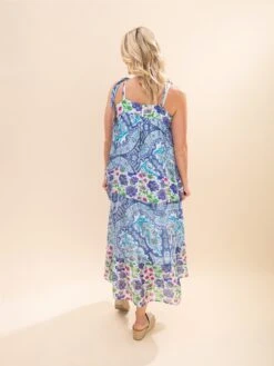 Mixed Print Chiffon Midi Dress W/ Pockets | S-L -Women Clothing Shop 8012daeed4e3828e8dc2e4948ab7a6e4