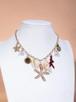 Starfish Sea Life Charm Necklace