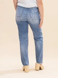 Mica Denim High Rise Raw Hem Loose Fit Straight Jeans | 0-15 -Women Clothing Shop 826e986eb6e0f267736bb37283fe31d5