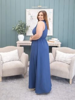 Airflow Sleeveless Ruffle Neck Maxi Dress By DD Design | S-3X -Women Clothing Shop 835a1b97b2a746cf49e06a52e76cbc41