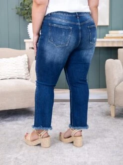 Zenana High Rise Straight Raw Hem Cropped Denim Pants | 0-18 -Women Clothing Shop 83ab66fafdd136f11c57fc714d29a2ad